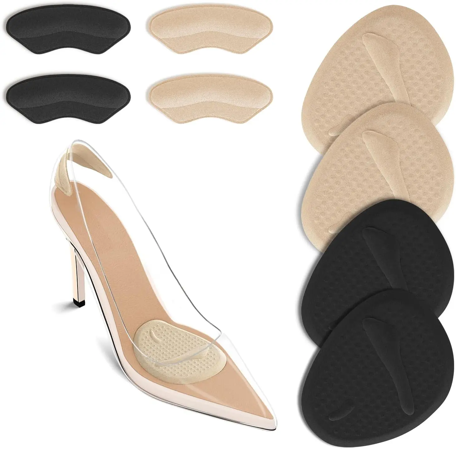 2セットのヒールパッド、足裏クッション、中足骨パッド、女性用 - Women'S Shoes のレビューと価格
